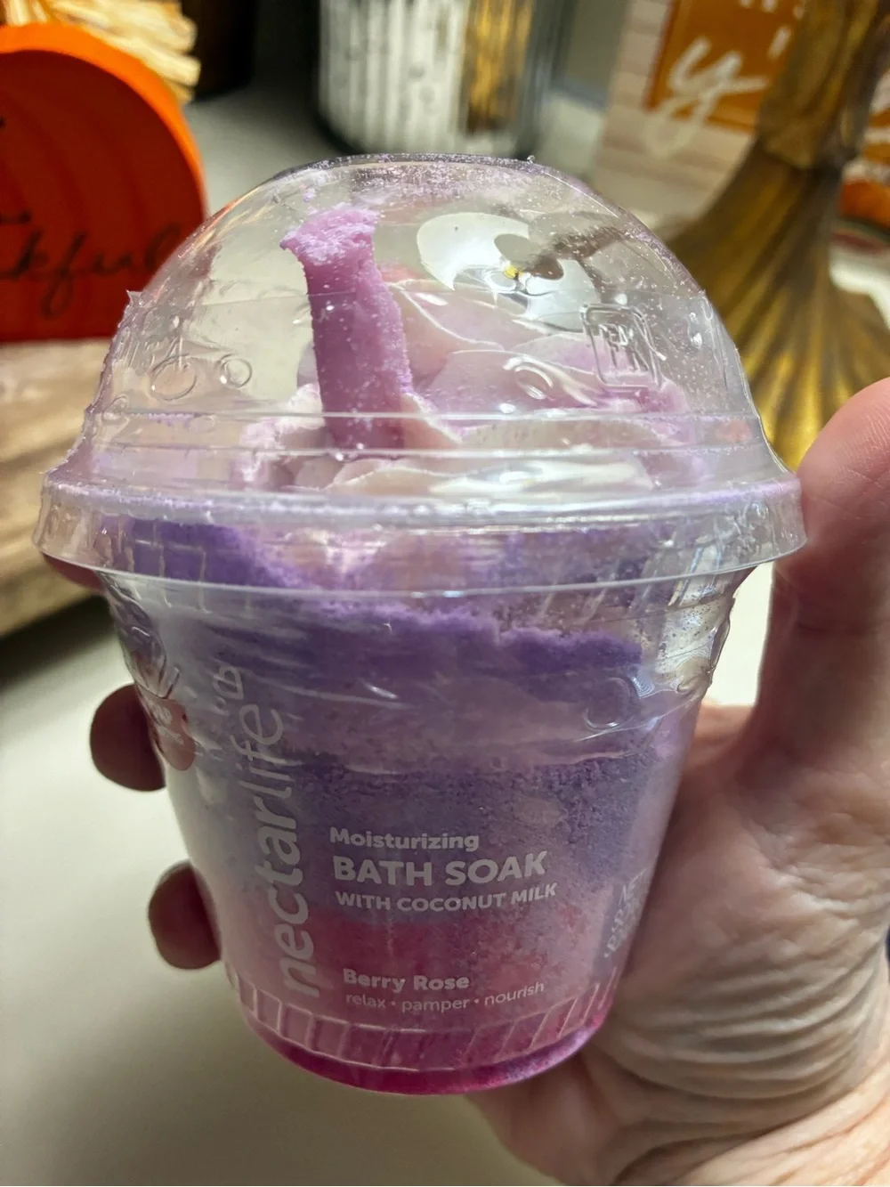 Nectarlife Berry Rose Moisturizing Bath Soak - milkshake